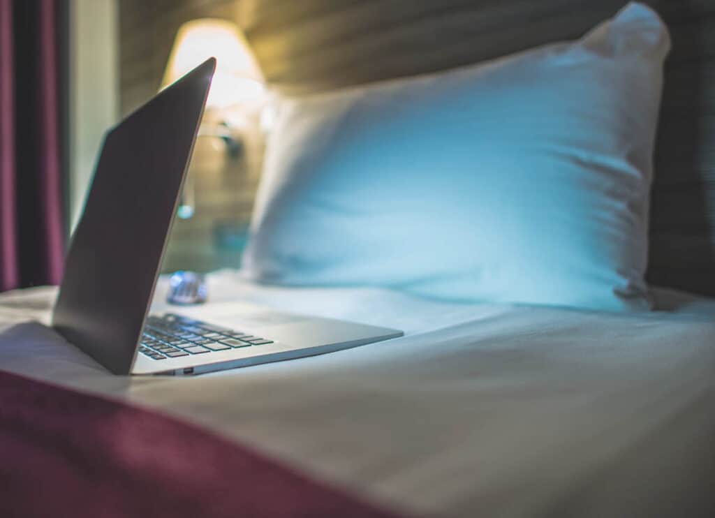 Technology in bed as a sleep disturbance